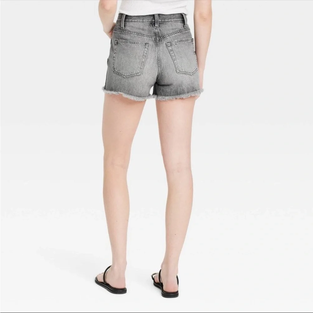 NEW Universal Thread Women's Black Mini Denim Jean‎ Shorts Size 8